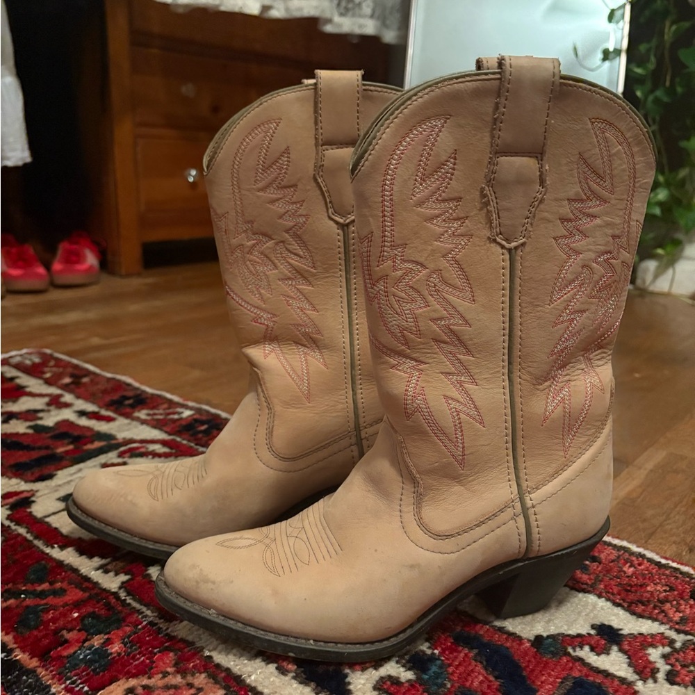 Tan Western Cowboy Boots
